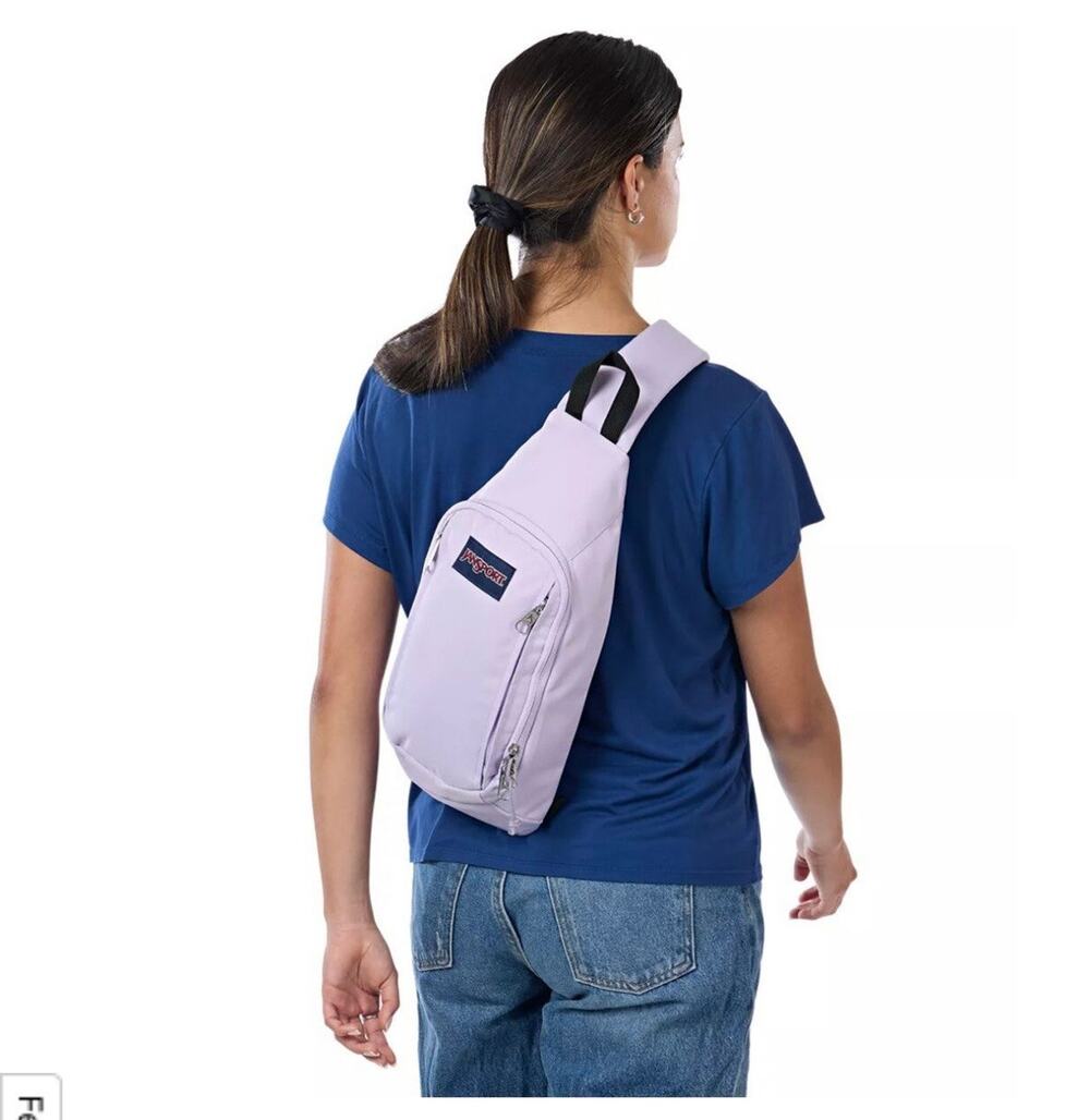 New JanSport Move Sling Pastel Lilac